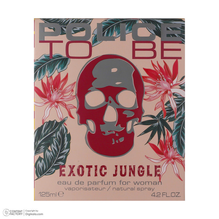 ادوپرفیوم زنانه پلیس مدل To Be Exotic Jungle حجم 125 میلیلیتر